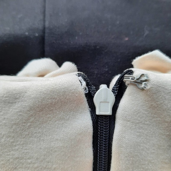 Taylor Statement Collar Black & Cream Dress Women's Size 6 - Picture 5 of 9